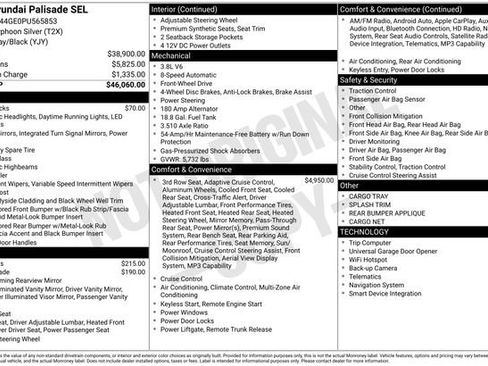 Used 2023 Hyundai Palisade SEL image 42