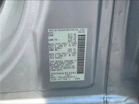 Used 2016 Nissan NV 3500 SL RWD image 19