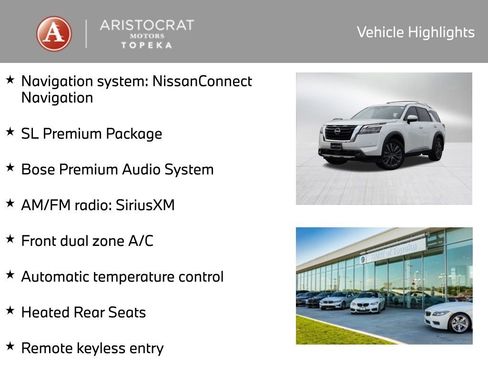 Used 2022 Nissan Pathfinder SL w/ SL Premium Package AWD/4WD image 2
