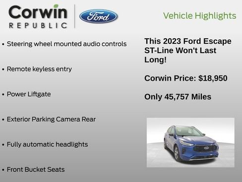 Used 2023 Ford Escape ST-Line image 7