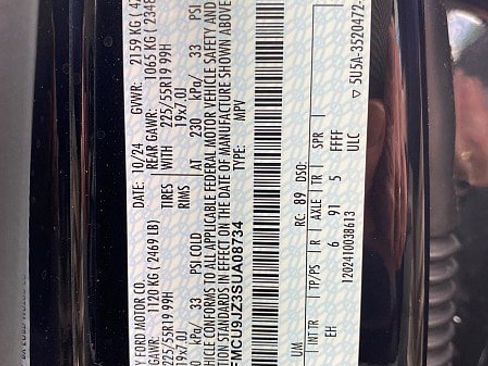 Certified 2025 Ford Escape Platinum AWD/4WD image 65