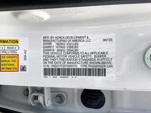 New 2026 Honda Accord LX image 19