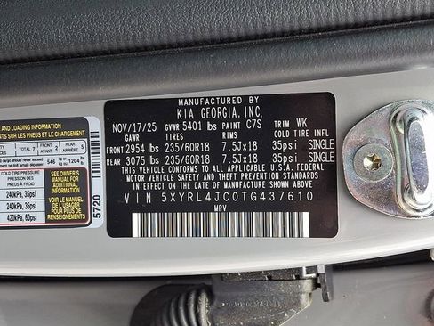 New 2026 Kia Sorento S w/ S Panoramic Sunroof Package FWD image 17