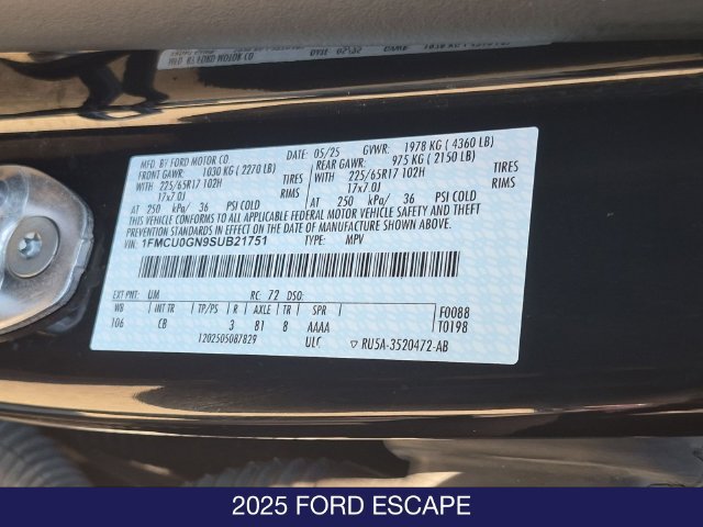 Used 2025 Ford Escape Active FWD image 25