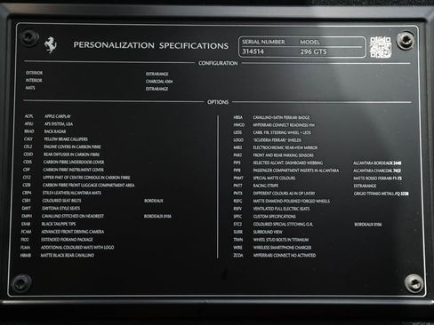 Certified 2025 Ferrari 296 GTS image 46