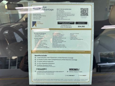 Certified 2023 Ford F150 Lariat w/ Equipment Group 502A High image 5