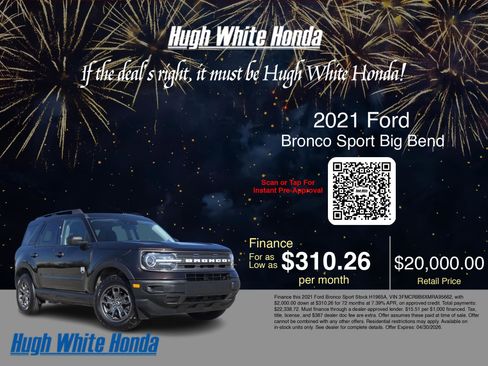Used 2021 Ford Bronco Sport Big Bend image 3