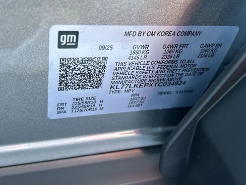 New 2026 Chevrolet Trax ACTIV w/ Sunroof Package image 32