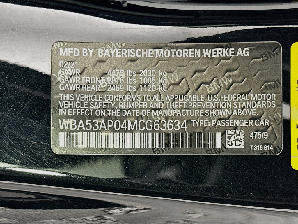 Used 2021 BMW 430i Coupe w/ M Sport Package RWD image 33