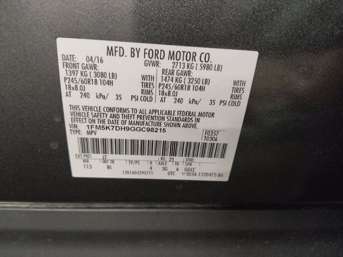 Used 2016 Ford Explorer XLT w/ Equipment Group 202A image 33