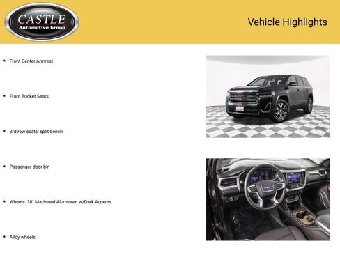 Certified 2023 GMC Acadia SLE w/ LPO, Floor Liner Package image 16