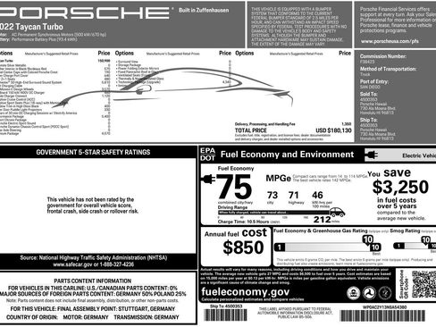 Used 2022 Porsche Taycan image 3