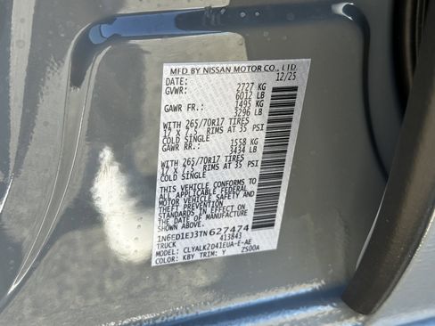 New 2026 Nissan Frontier Pro-X w/ Pro Premium Package image 34