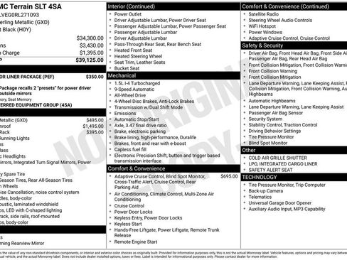 Certified 2024 GMC Terrain SLT w/ LPO, Floor Liner Package AWD/4WD image 6
