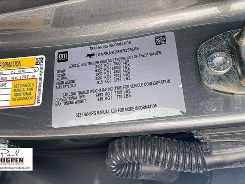 Used 2022 Chevrolet Tahoe LT w/ Luxury Package image 35