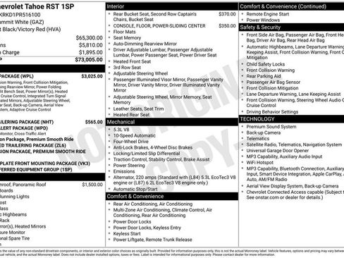 Used 2023 Chevrolet Tahoe RST w/ Luxury Package AWD/4WD image 3