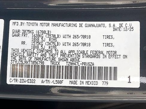New 2026 Toyota Tacoma TRD Pro AWD/4WD image 21