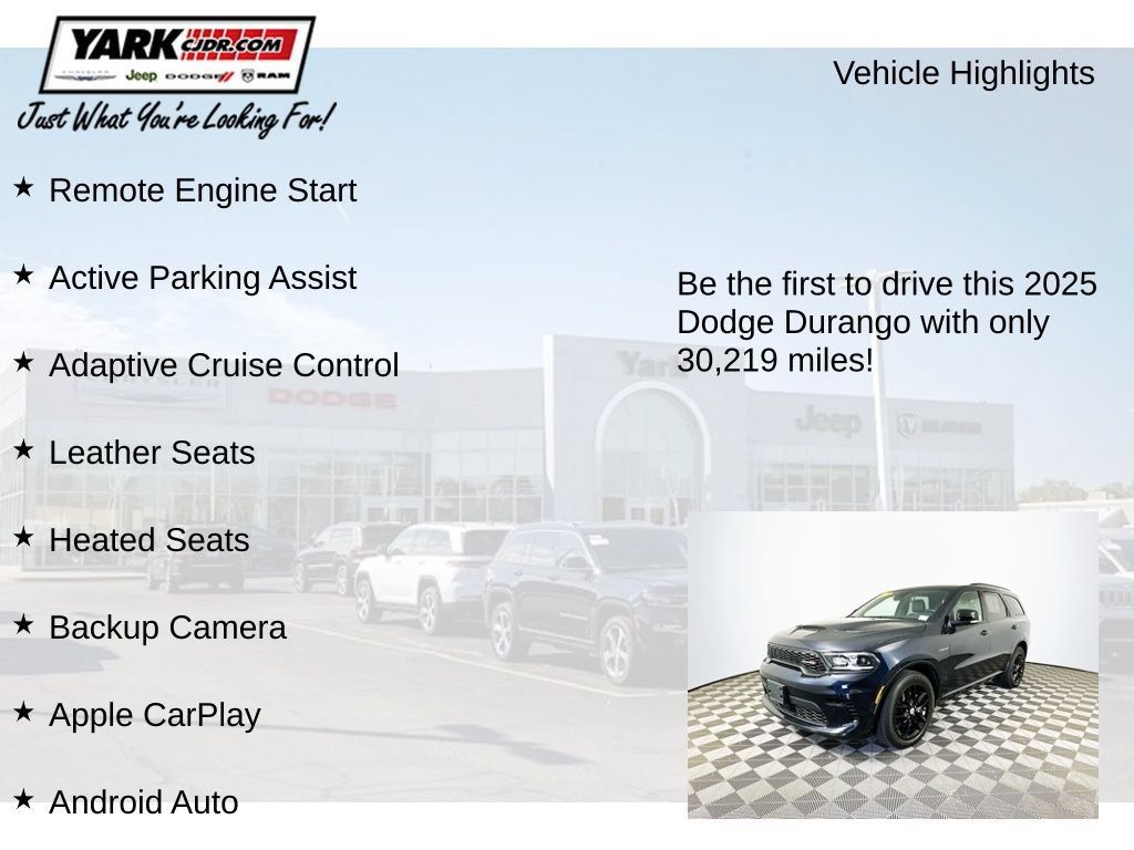 Certified 2025 Dodge Durango R/T AWD/4WD image 13