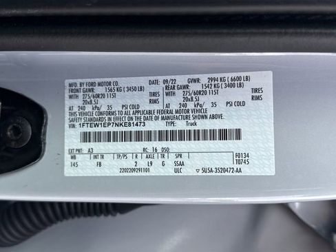 Used 2022 Ford F150 XLT w/ Equipment Group 302A High AWD/4WD image 23