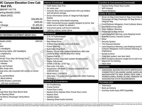 Used 2023 GMC Canyon Elevation image 33