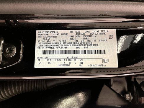 Certified 2023 Ford F150 XLT w/ Equipment Group 302A High image 33