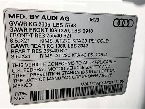 Certified 2023 Audi SQ5 Premium Plus AWD/4WD image 30