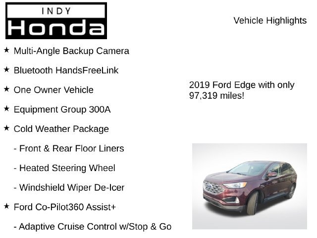 Used 2019 Ford Edge Titanium w/ Cold Weather Package FWD image 8