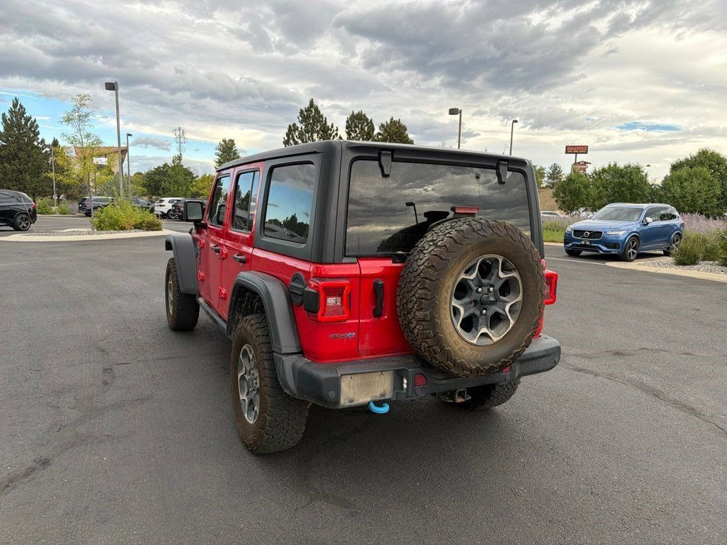 Used 2021 Jeep Wrangler Unlimited Rubicon 4xe w/ Steel Bumper Group AWD/4WD image 3