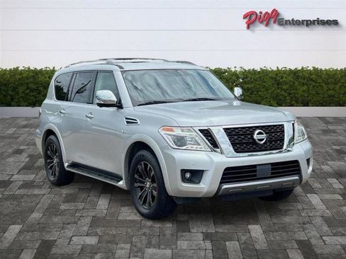 Used 2019 Nissan Armada Platinum w/ Captain's Chairs Package RWD image 7
