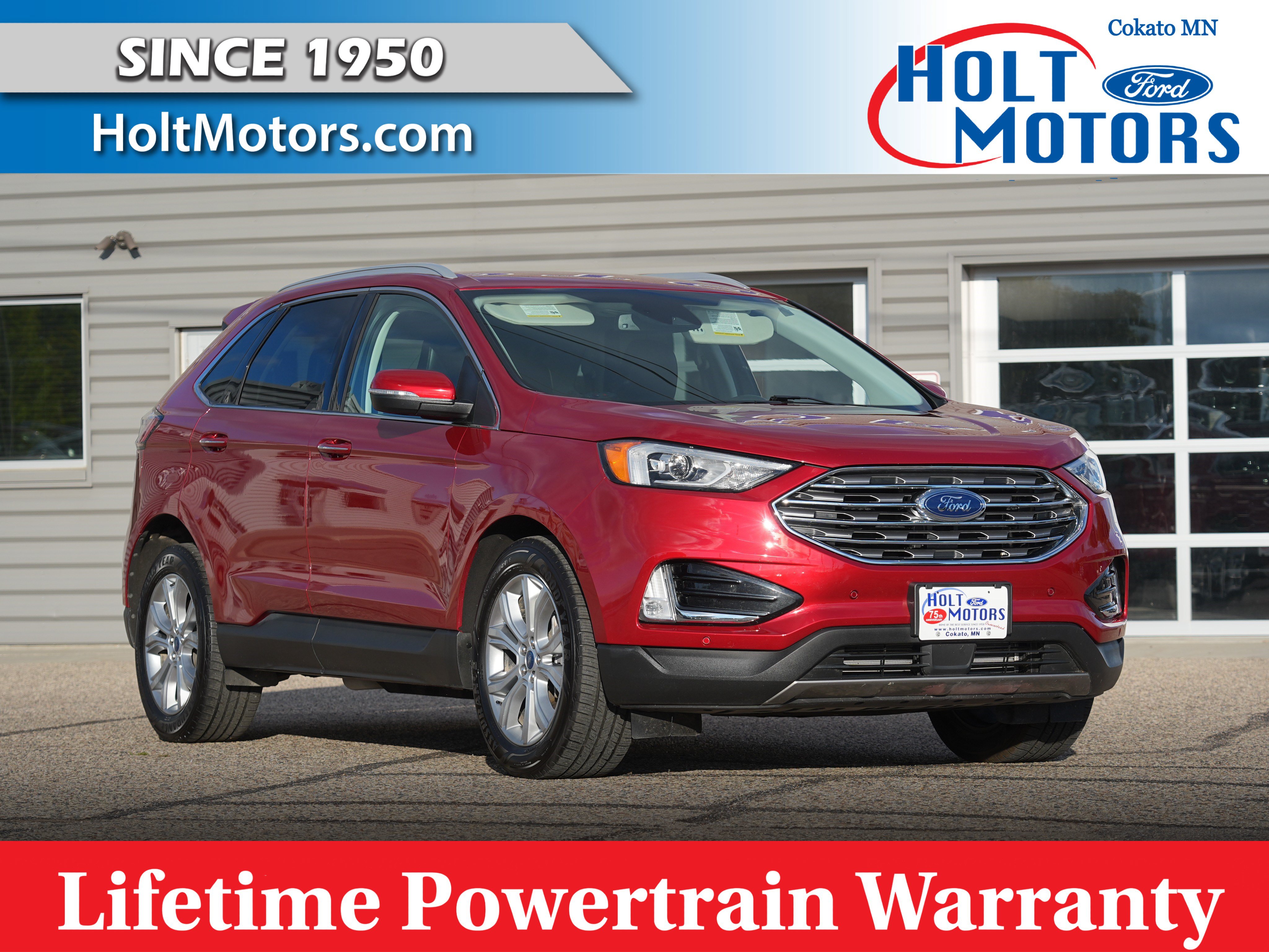 Used 2022 Ford Edge Titanium w/ Class II Trailer Tow Package AWD/4WD image 1