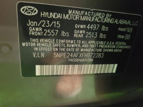 Used 2015 Hyundai Sonata SE w/ Option Group 09 FWD image 33