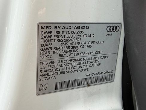 Used 2019 Audi Q8 Prestige w/ Luxury Package AWD/4WD image 55