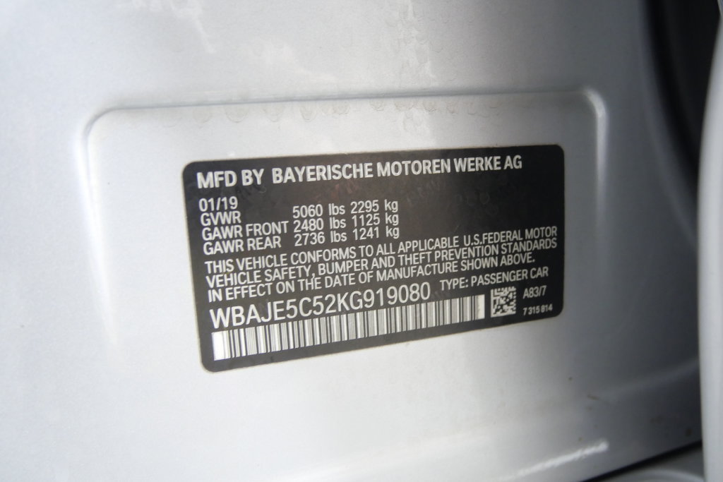 Used 2019 BMW 540i RWD image 28