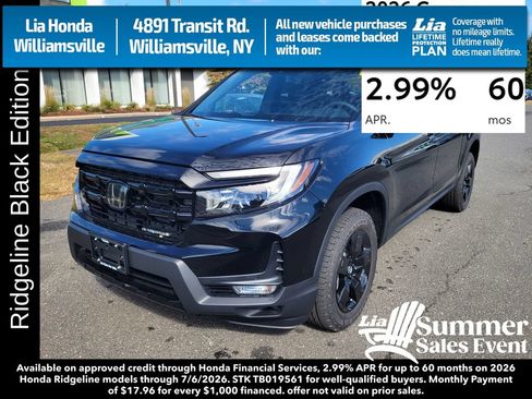 New 2026 Honda Ridgeline Black Edition image 9
