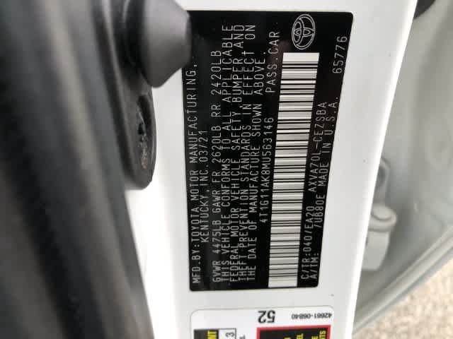 Used 2021 Toyota Camry SE FWD image 28