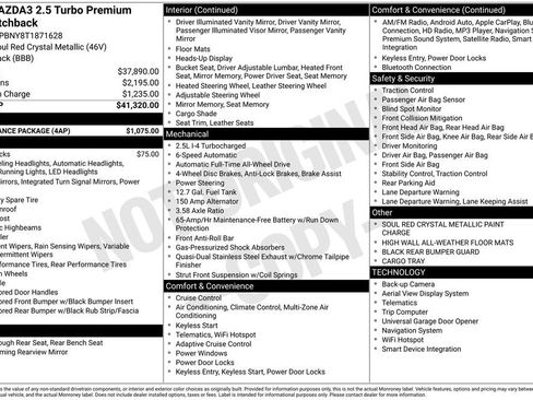 New 2026 MAZDA MAZDA3 Hatchback w/ Appearance Package AWD/4WD image 35