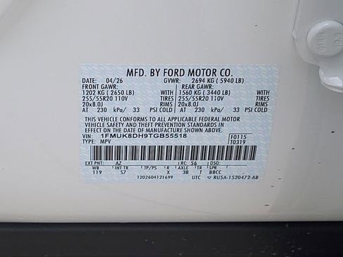 New 2026 Ford Explorer Active AWD/4WD image 15