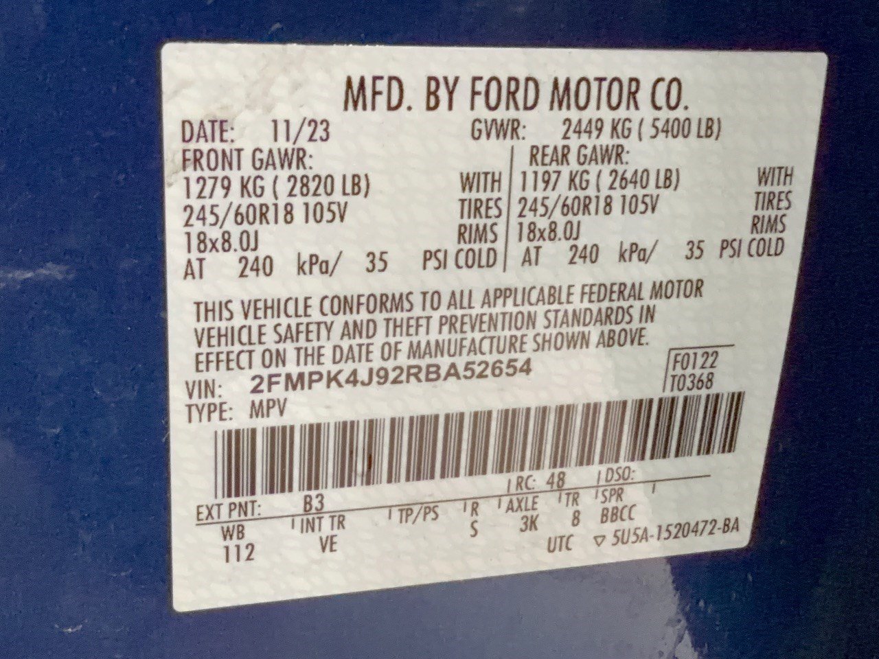 Certified 2024 Ford Edge SEL w/ Convenience Package AWD/4WD image 35