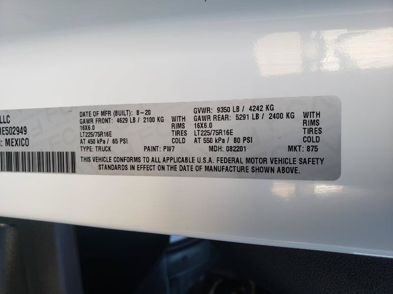 Used 2021 RAM ProMaster 3500 FWD image 23