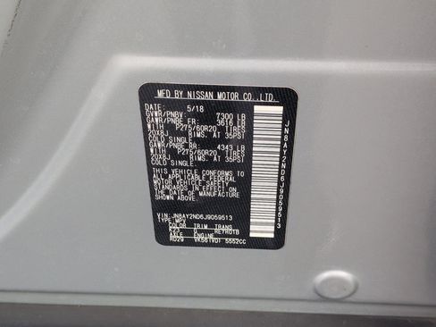 Used 2018 Nissan Armada SL w/ Moonroof Package RWD image 39