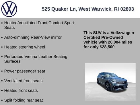 Certified 2022 Volkswagen Tiguan SEL R-Line AWD/4WD image 19