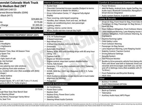 Used 2024 Chevrolet Colorado W/T image 31