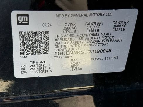 Used 2024 GMC Acadia Elevation AWD/4WD image 27