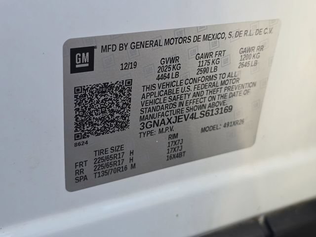 Certified 2020 Chevrolet Equinox LT w/ Driver Convenience Package FWD image 39