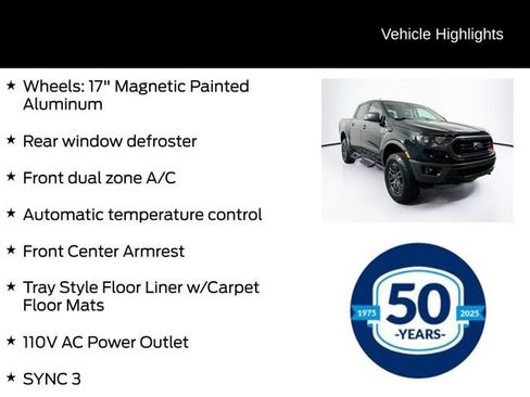 Certified 2023 Ford Ranger XLT w/ Tremor Off-Road Package AWD/4WD image 16