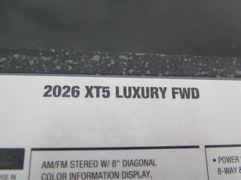 New 2026 Cadillac XT5 Luxury FWD image 9
