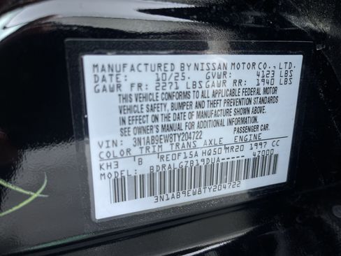 New 2026 Nissan Sentra SL image 12