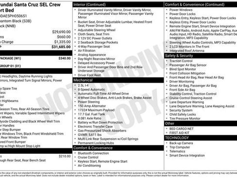 Used 2023 Hyundai Santa Cruz SEL w/ Winter Package AWD/4WD image 3