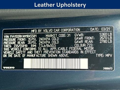 Used 2021 Volvo XC60 T5 Momentum w/ Premium Package image 32