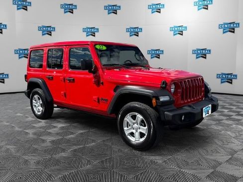 Certified 2022 Jeep Wrangler Unlimited Sport w/ Sun And Sound Package AWD/4WD image 8
